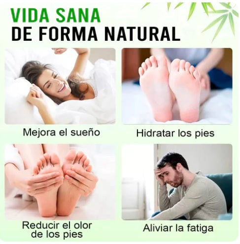Parches Kinokis para pie Detox Natural mientras duermes 🌿